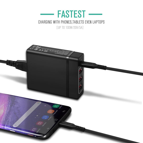 Nekteck USB-IF Certified USB C Cable 2 Pack