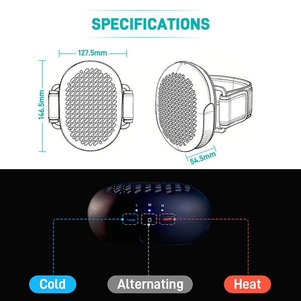 Nekteck Portable 3-in-1 Wearable Heat & Cold Device