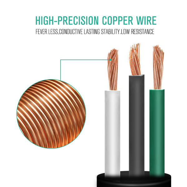 Nekteck 360º Rotating Flat Plug Extension Cord