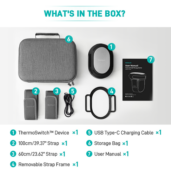 Nekteck Portable 3-in-1 Wearable Heat & Cold Device