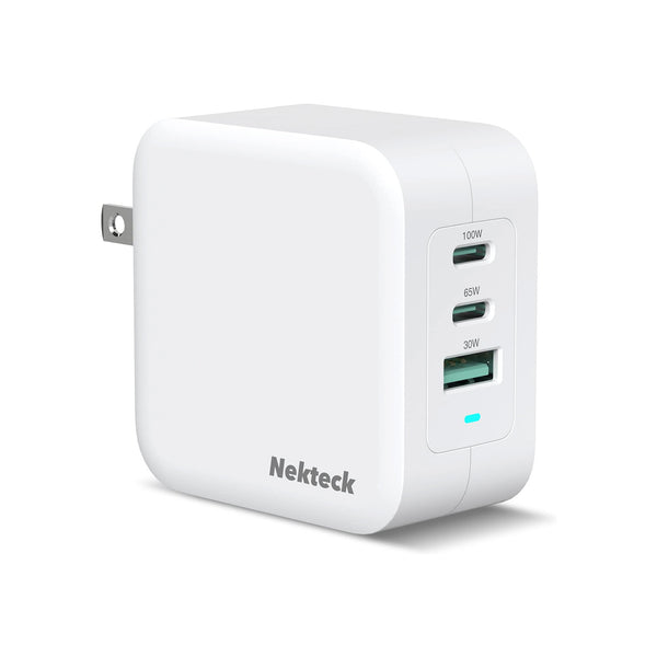 Nekteck GaN Charger 100W USB C Charger 3-Ports
