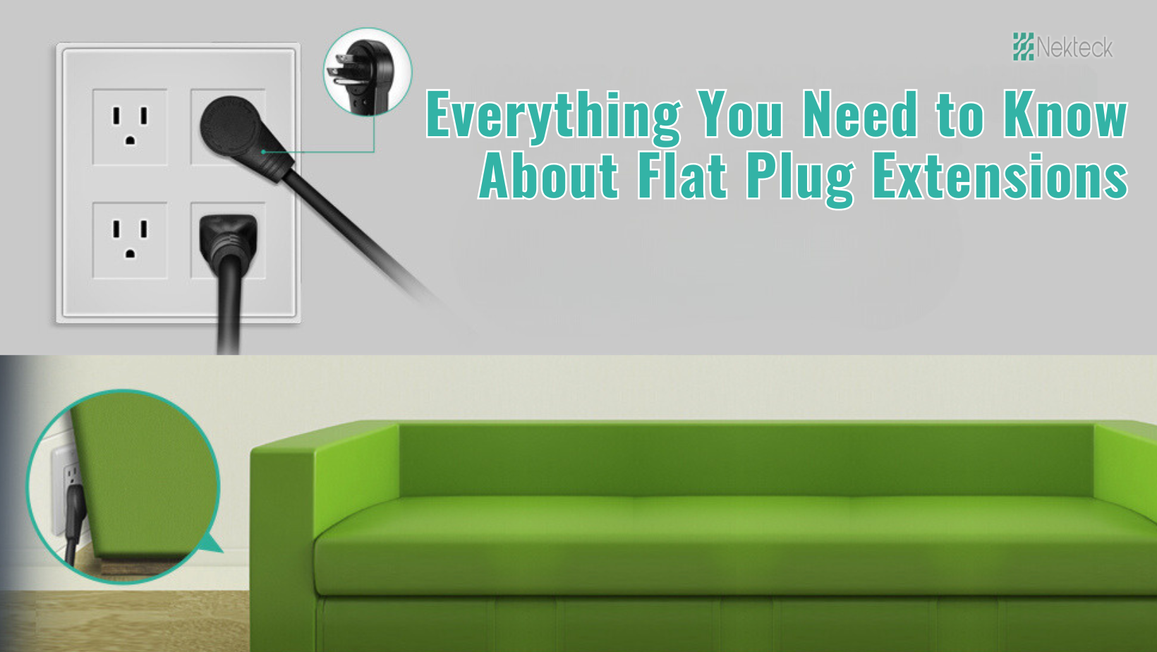 Plug Extension Extractable Everything You Need to Know About Flat Plug Extensions – Nekteck