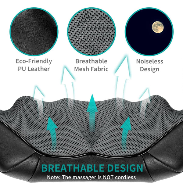 Nekteck Shiatsu Neck and Back Massager-Special Edition