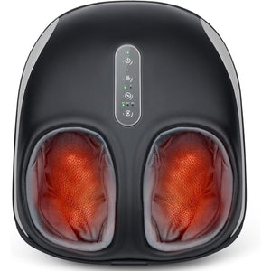 Nekteck Foot Massager with Heat for Neuropathy Pain and Circulation, Shiatsu Foot Massager for Plantar Fasciitis, Electric Air Compression &amp; Deep Kneading, Fathers Day Gifts for Men Dad Mom Women