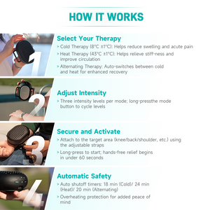 Nekteck Portable 3-in-1 Wearable Heat & Cold Device