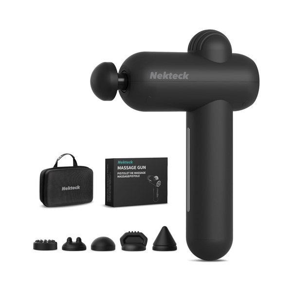 Nekteck Massage Gun Deep Tissue with 5-Head for Pain Relief