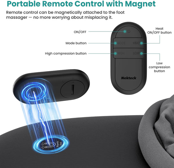Nekteck Shiatsu Foot Massager Machine-With Remote Control