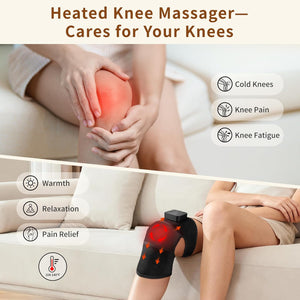 Nekteck Cordless Knee Massager with Heat Vibration