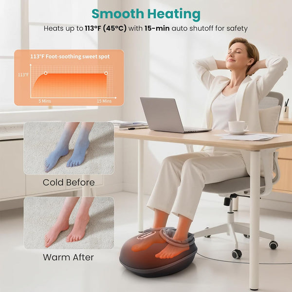 Nekteck Shiatsu Foot Massager Machine-With Remote Control