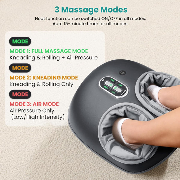 Nekteck Shiatsu Foot Massager Machine-With Remote Control