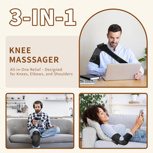 Nekteck Cordless Knee Massager with Heat Vibration