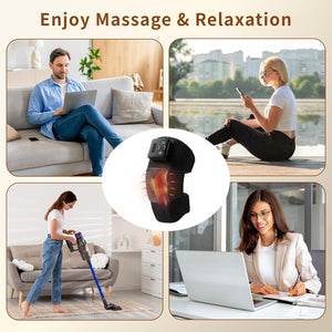 Nekteck Cordless Knee Massager with Heat Vibration