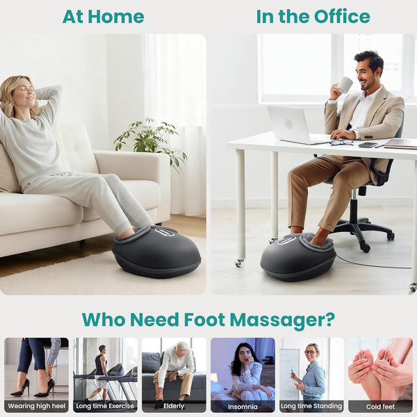 Nekteck Shiatsu Foot Massager Machine-With Remote Control