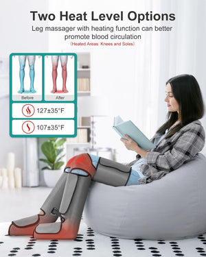 Air Compression Wraps Leg Massager Scene-1