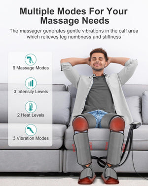 Air Compression Wraps Leg Massager Scene-2
