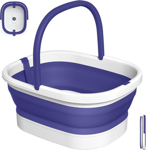 Nekteck Collapsible Foot Soaking Tub with 138 Massage Nodes & Pumice Stone