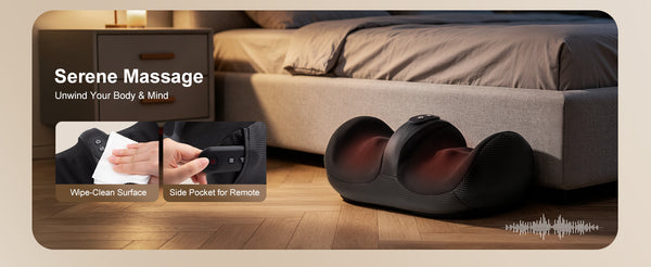 Compact Shiatsu Foot Massager Serene Massage