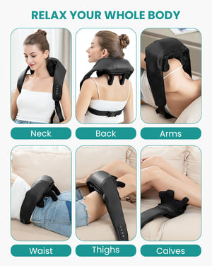 Cordless 6D Shiatsu Neck Massager Scene-5