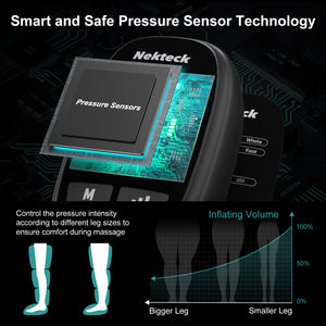 Nekteck Cordless Air Compression Full Leg Boot Massager