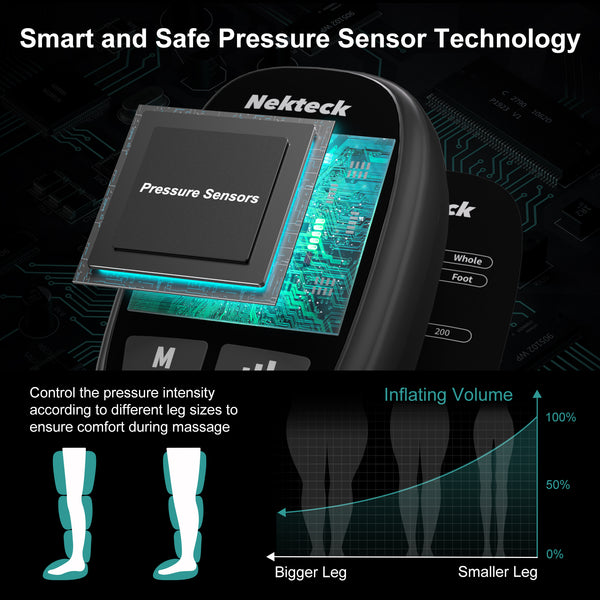 Nekteck Cordless Air Compression Full Leg Massage