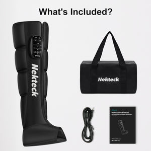 Nekteck Cordless Air Compression Full Leg Boot Massager