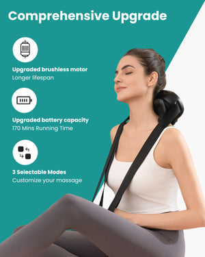 Nekteck 6D Cordless Deep Tissue Massage Pillow Scene-4