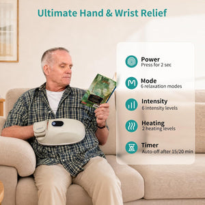 Nekteck Cordless Hand and Wrist Massager Scene-3