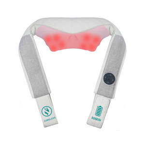 Nekteck Cordless Neck and Back Massager-White