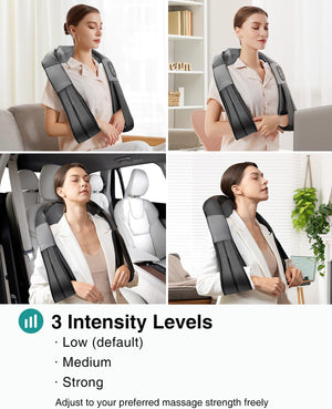 Nekteck Cordless Shiatsu Neck and Back Massager Scene-3