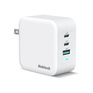 Nekteck GaN Charger 100W USB C Charger 3-Ports