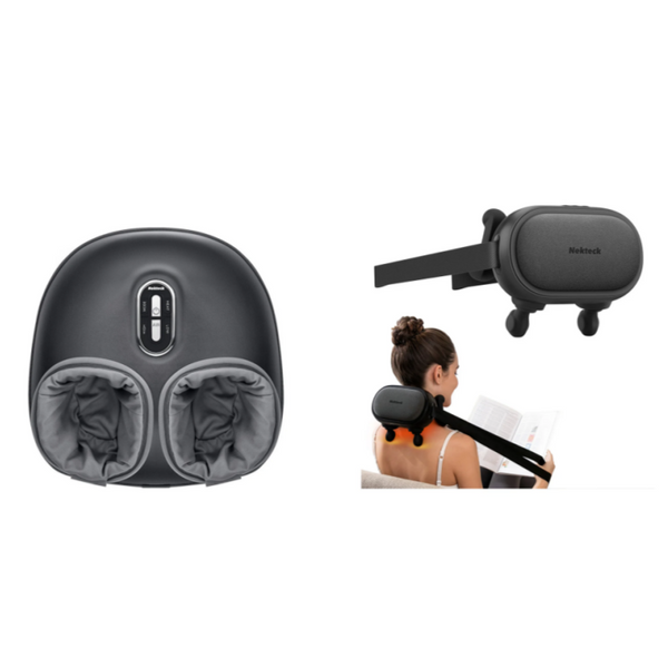 Nekteck 6D Kneading Massage Pillow Bundle