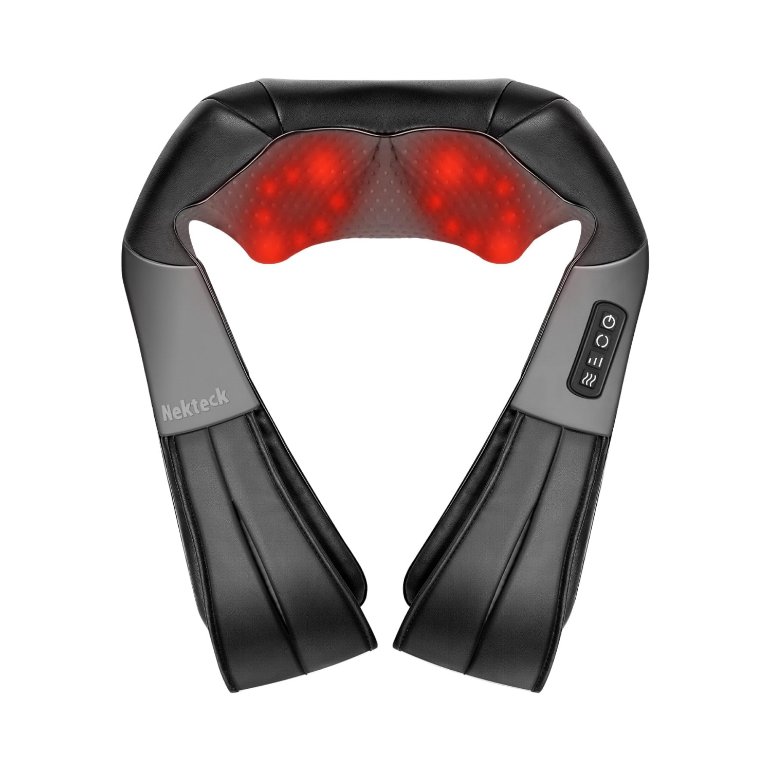 Loading image: Nekteck Shiatsu Neck and Back Massager-Black