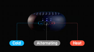 Portable 3-in-1 Wearable Heat & Cold Device Control Button
