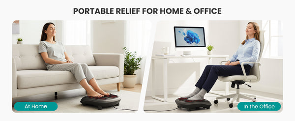 Toe-touch Foot Massager Portable Relief For Home & Office Desktop