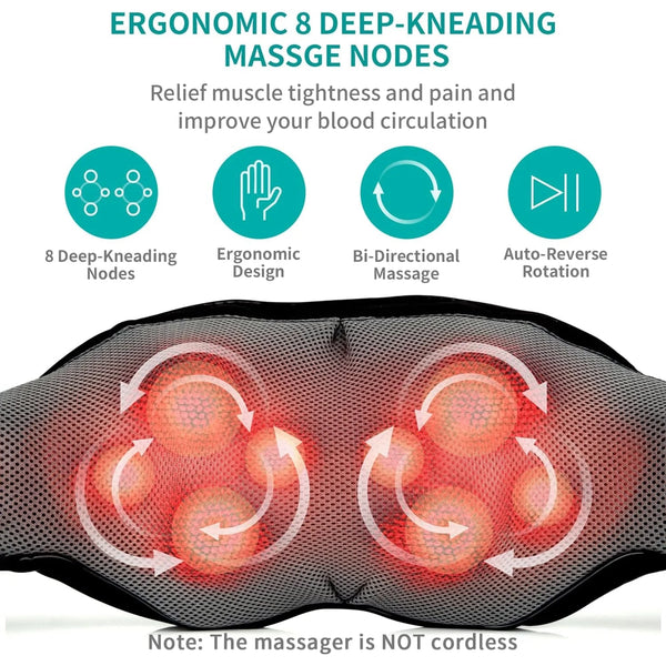 Nekteck Shiatsu Neck and Back Massager-Special Edition