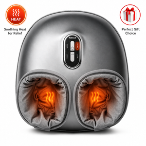 Nekteck Foot Massager with Heat, Shiatsu Foot Massage Machine with for Plantar Fasciitis, Neuropathy, Circulation, Fathers Day Gifts for Men, Women