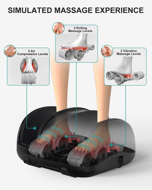 Nekteck Shiatsu Foot and Calf Massager (APP Control)