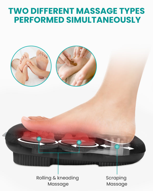 Nekteck Shiatsu Foot Massager with Heat, Electric Kneading Feet Massage Machine