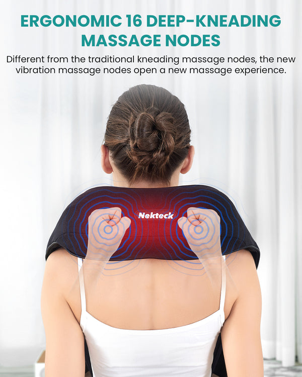 Nekteck Vibrating Neck and Back Massager