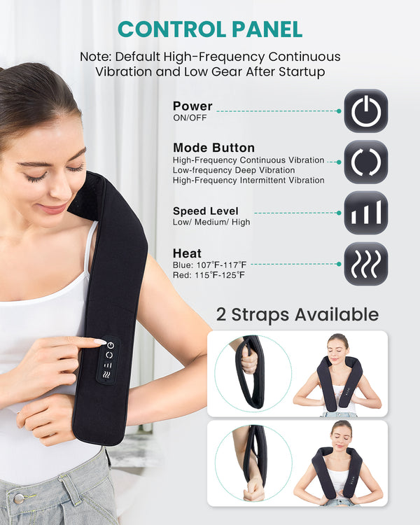 Nekteck Vibrating Neck and Back Massager