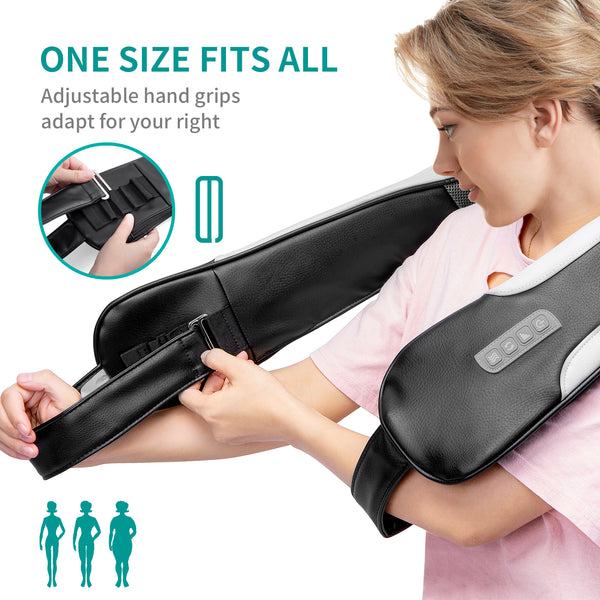 Nekteck Cordless Neck and Back Massager for Pain Relief Deep Tissue,  Shiatsu Neck Massager with Heat…See more Nekteck Cordless Neck and Back  Massager