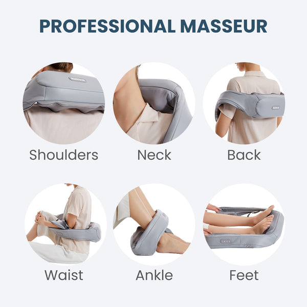 Cordless Neck and Back Massager – Nekteck
